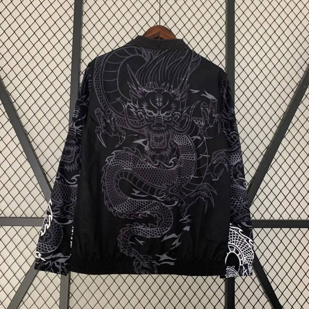*Edp* Real Madrid Dragon Edition Black Reversible Windbreaker 23/24