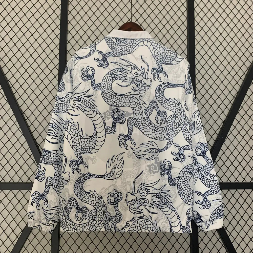 *Edp* Real Madrid Dragon Edition White Reversible Windbreaker 23/24