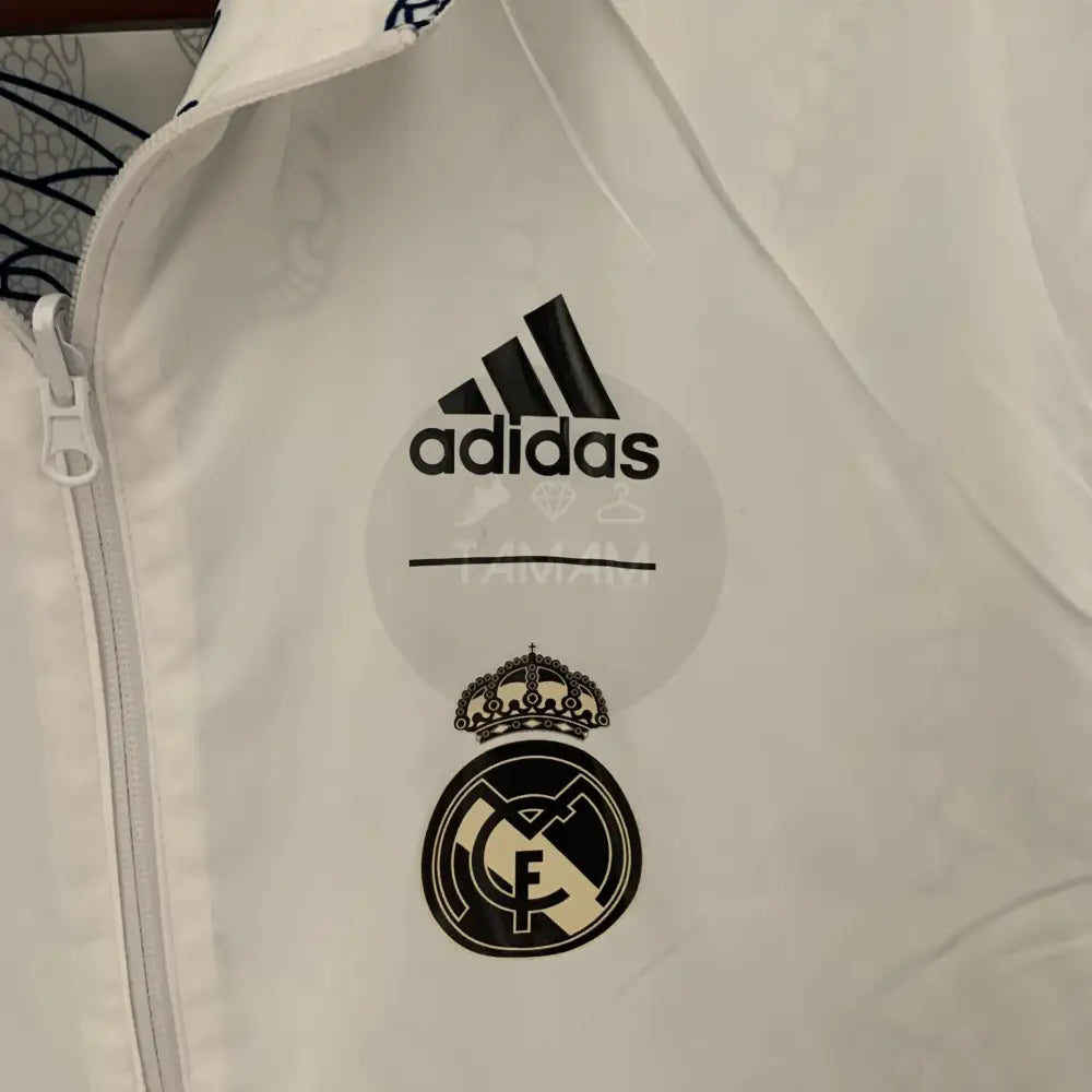 *Edp* Real Madrid Dragon Edition White Reversible Windbreaker 23/24