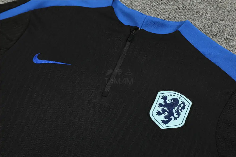 England Black/Blue 1/4 Zip Training Tracksuit 24/25 International