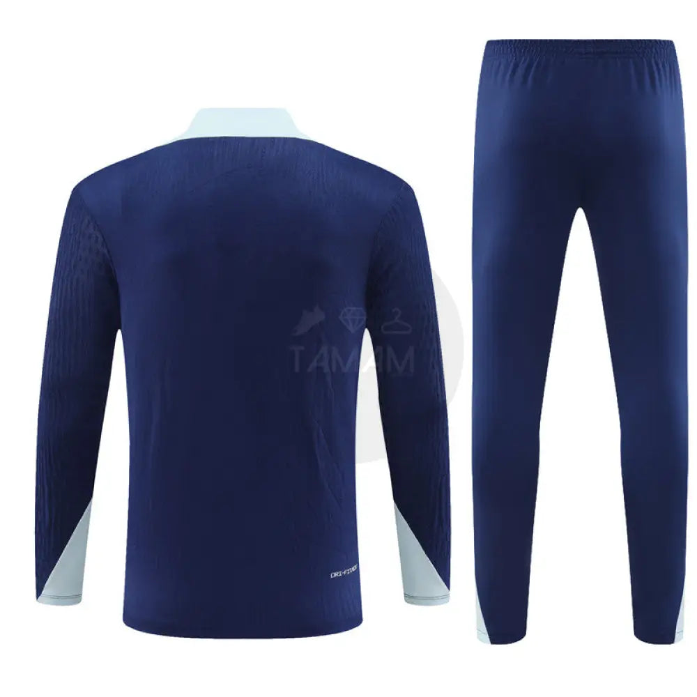 France Blue 1/4 Zip Training Tracksuit 24/25 International