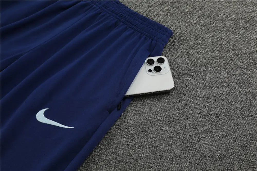 France Light Blue 1/4 Zip Training Tracksuit 24/25 International