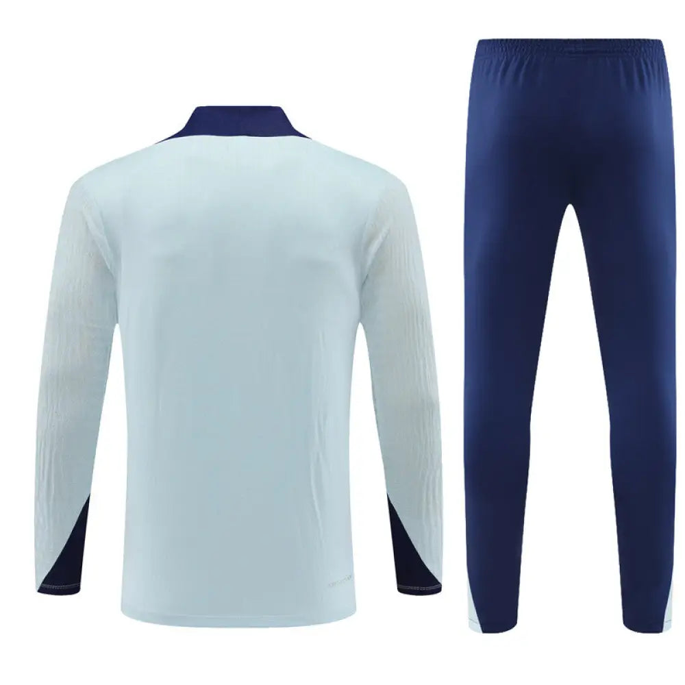 France Light Blue 1/4 Zip Training Tracksuit 24/25 International