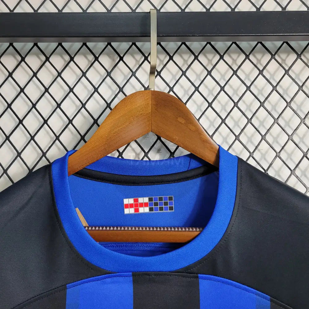 Inter Milan Home Kit 23/24 Long Sleeves Sleeves Football Jersey