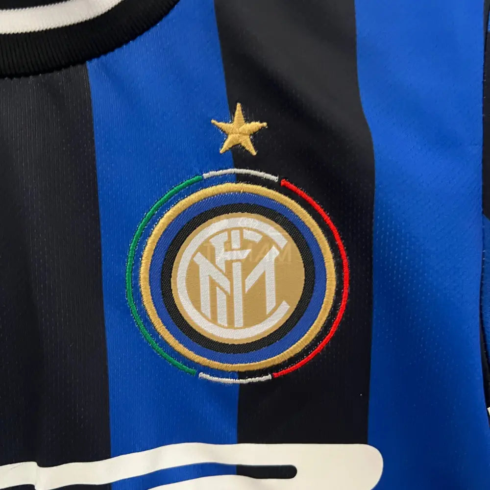 Inter Milan Home Retro Kit Kids 09/10 Football Jersey