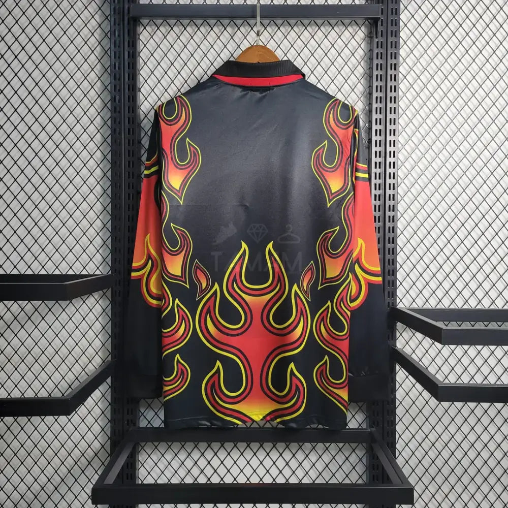 Japan Goalkeeper Final Kit Retro Long Sleeves 98 Football Jersey