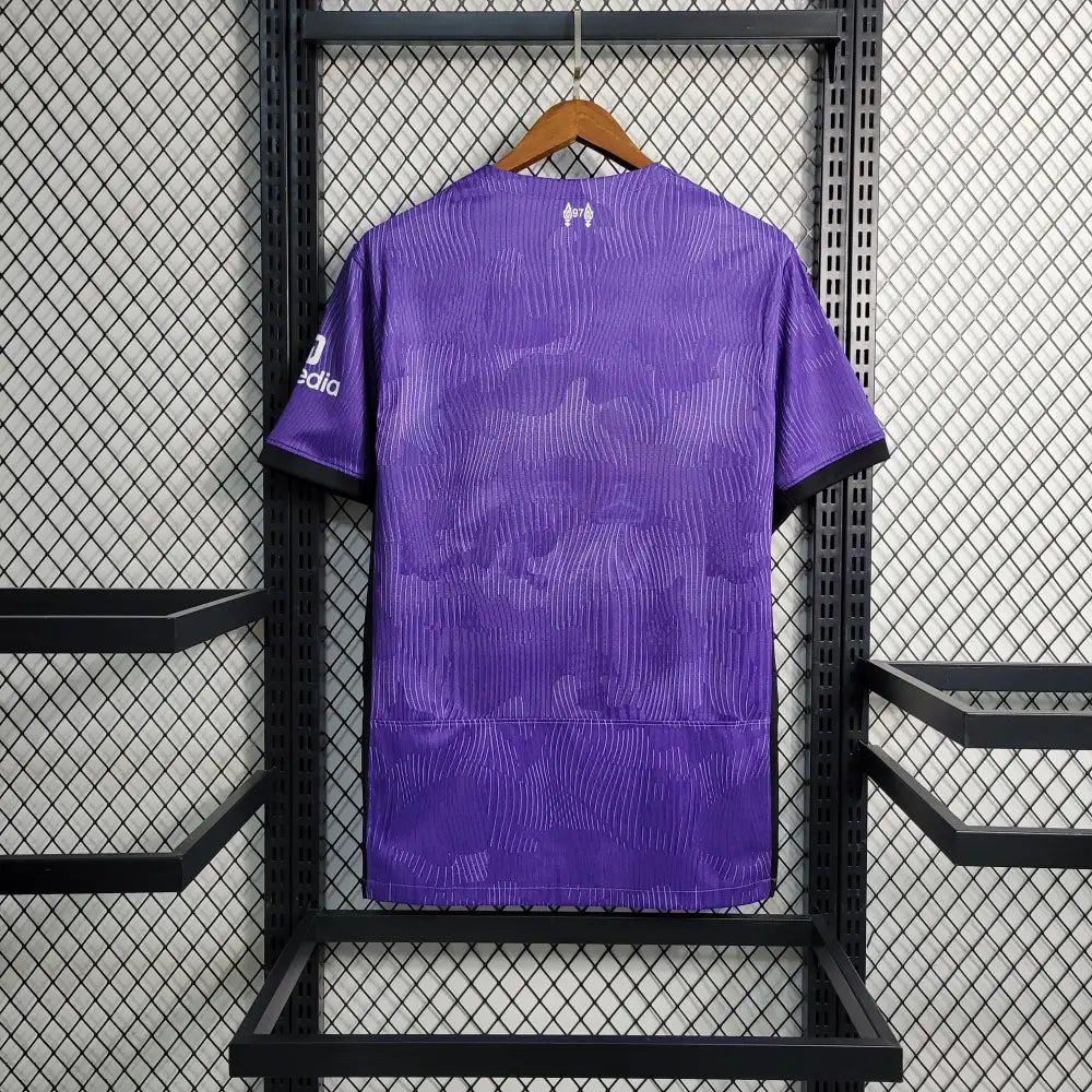 Liverpool Fc Third Kit 23/24 Purple Football Jersey