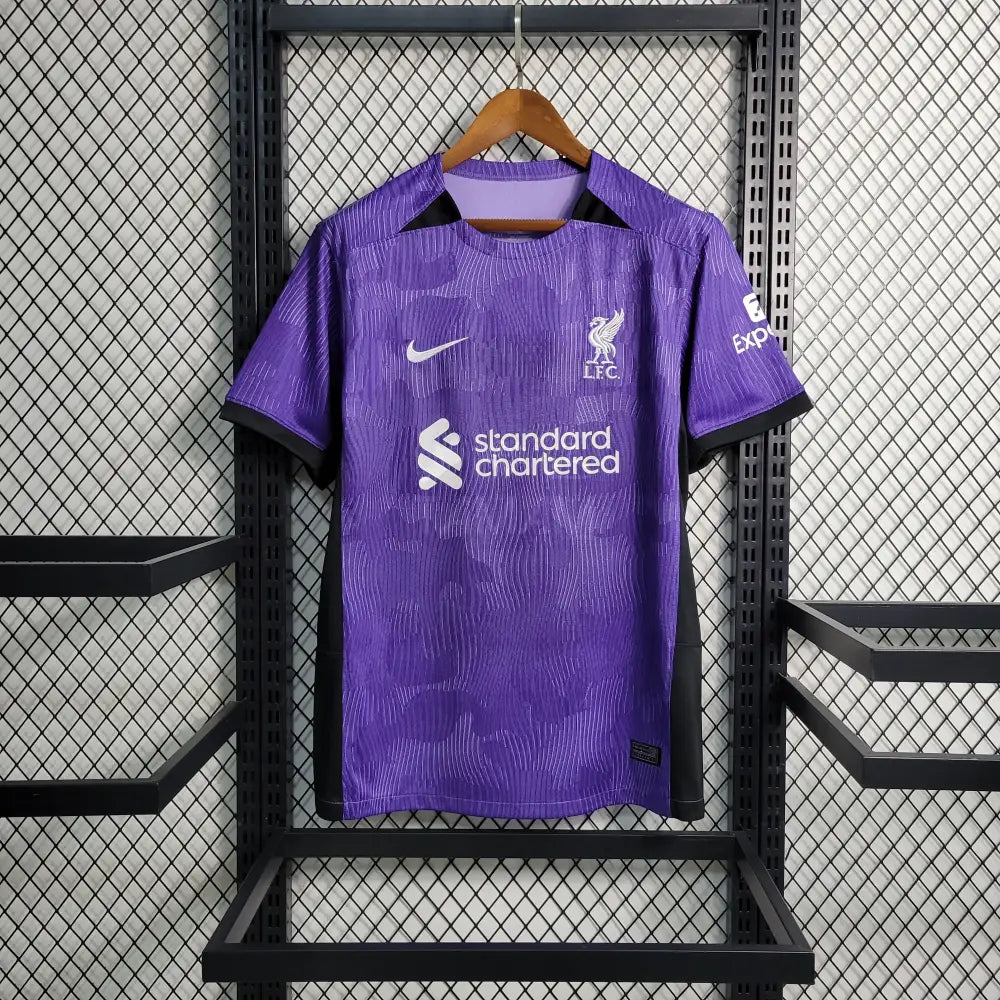 Liverpool Fc Third Kit 23/24 Purple Football Jersey