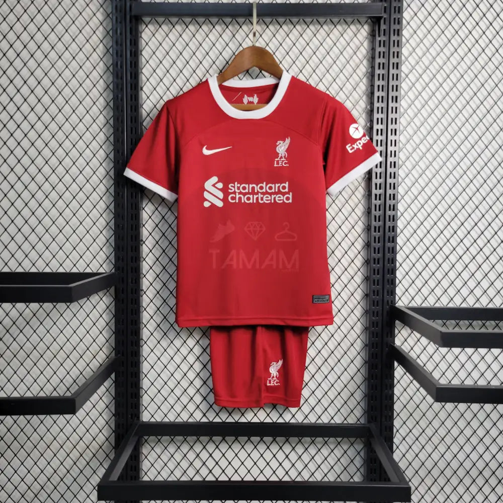 Liverpool Home Kit Kids 23/24 Football Jersey