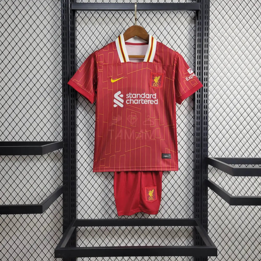 Liverpool Home Kit Kids 24/25 Football Jersey