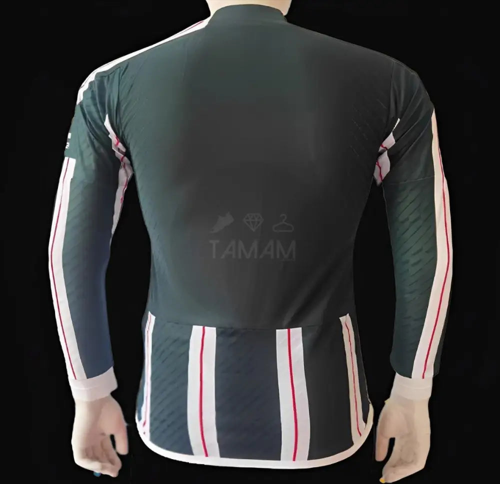 Manchester United Away Kit 23/24 Long Sleeves Player Version Sleeves Football Jersey