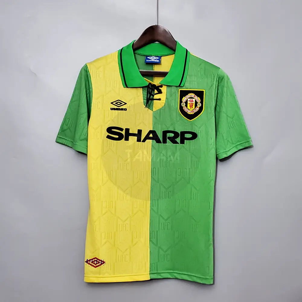 M nchester United Away kit Retro 92 94 Tamam Mauritius