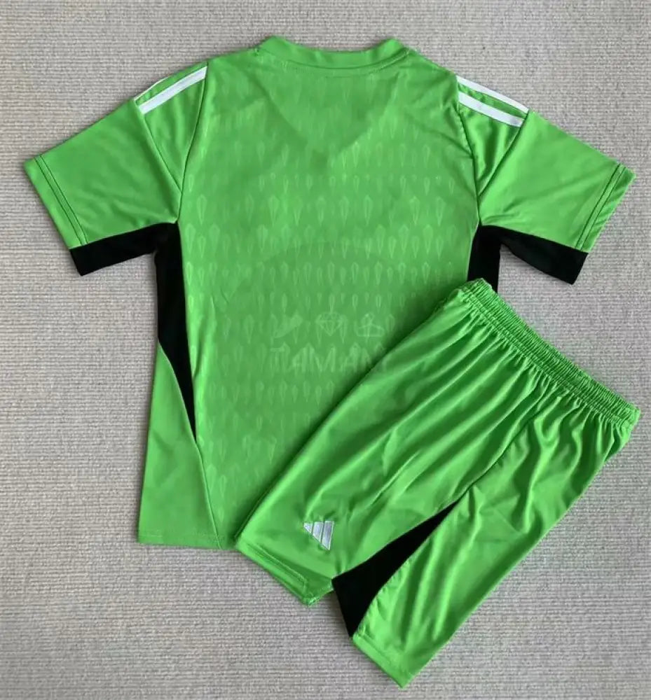 Manchester United Green Goalkeeper Kit Kids 23/24 Football Jersey