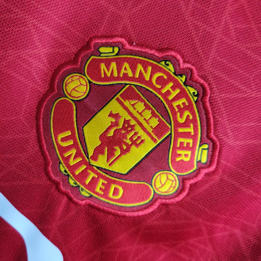 Manchester United Home Kit 23/24 Long Sleeves Sleeves Football Jersey