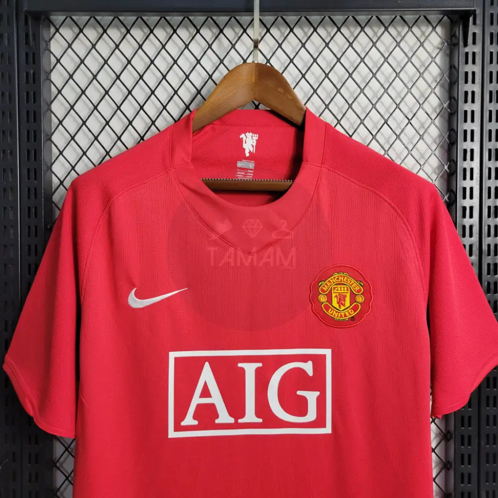 Manchester United Home Kit Retro 07/08 Football Jersey