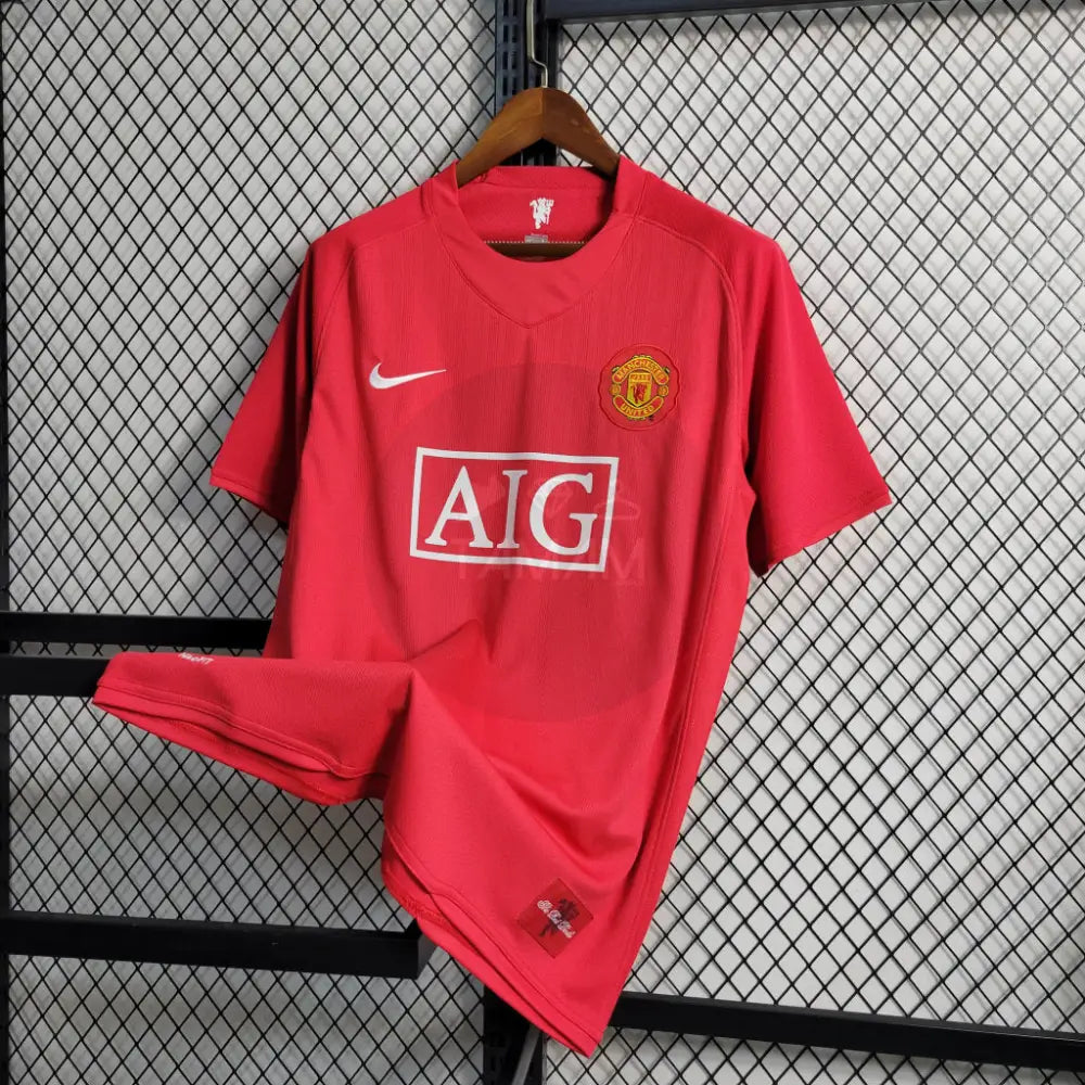Manchester United Home Kit Retro 07/08 Football Jersey