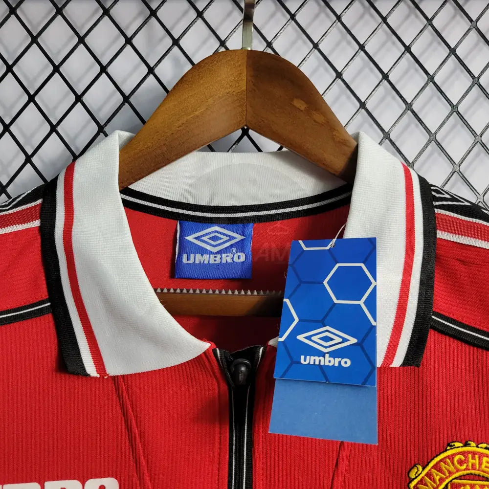 Manchester United Home Kit Retro Long Sleeves 98/99 Football Jersey