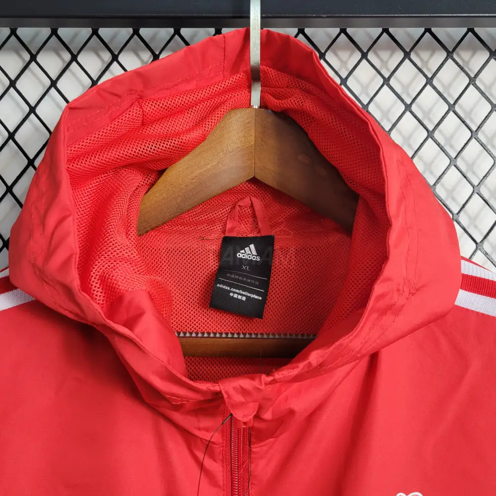 Manchester United Red And White Windbreaker 23/24