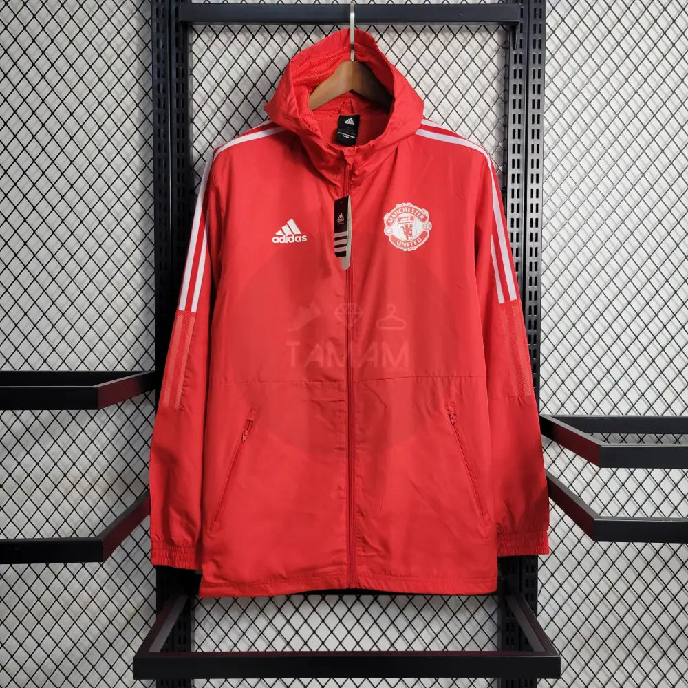 Manchester United Red And White Windbreaker 23/24