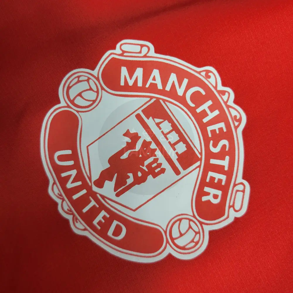 Manchester United Red And White Windbreaker 23/24