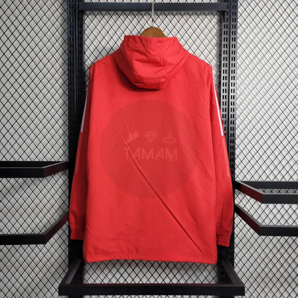 Manchester United Red And White Windbreaker 23/24