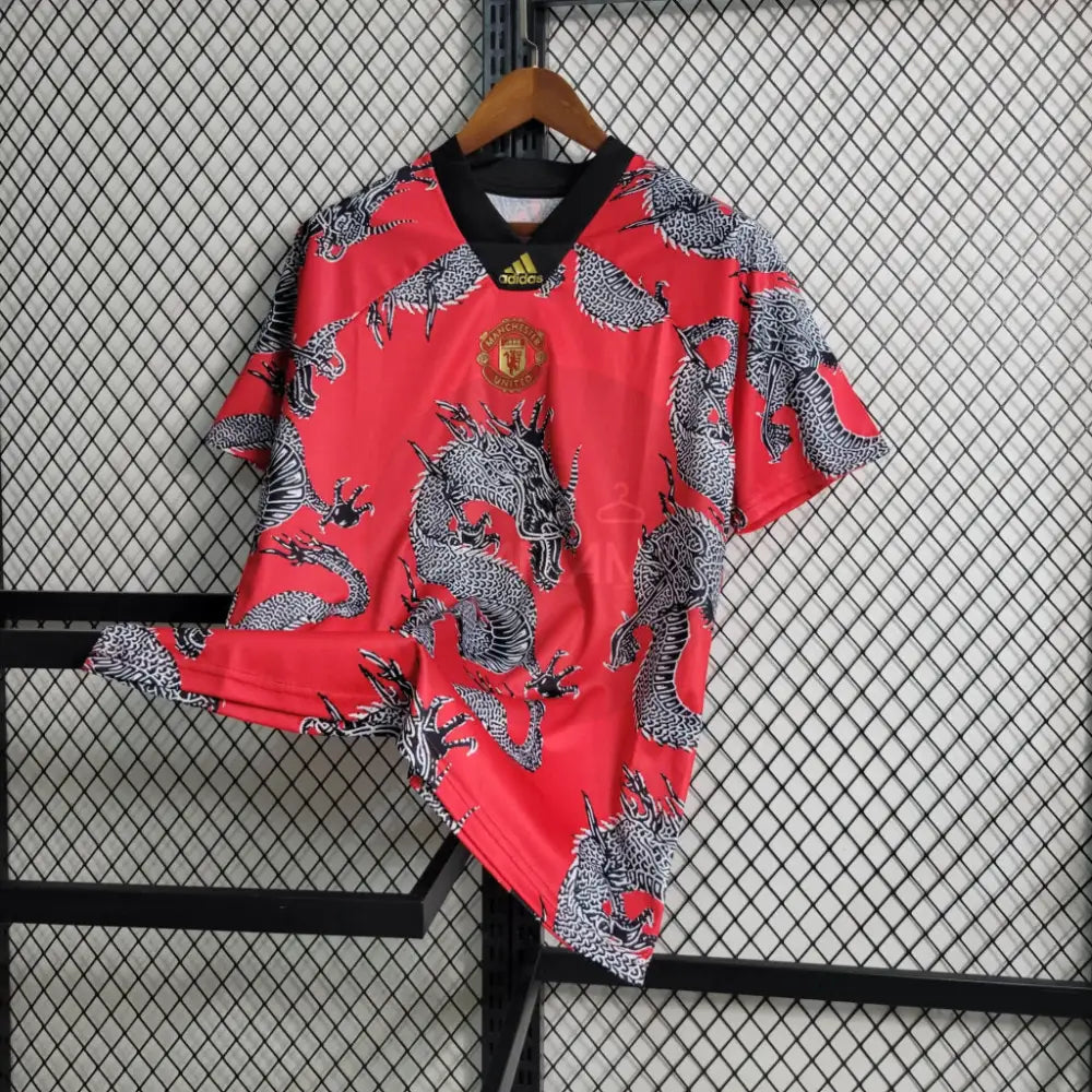 Manchester United Spring Festival China Dragon Special Edition Kit 19/20 Retro Football Jersey