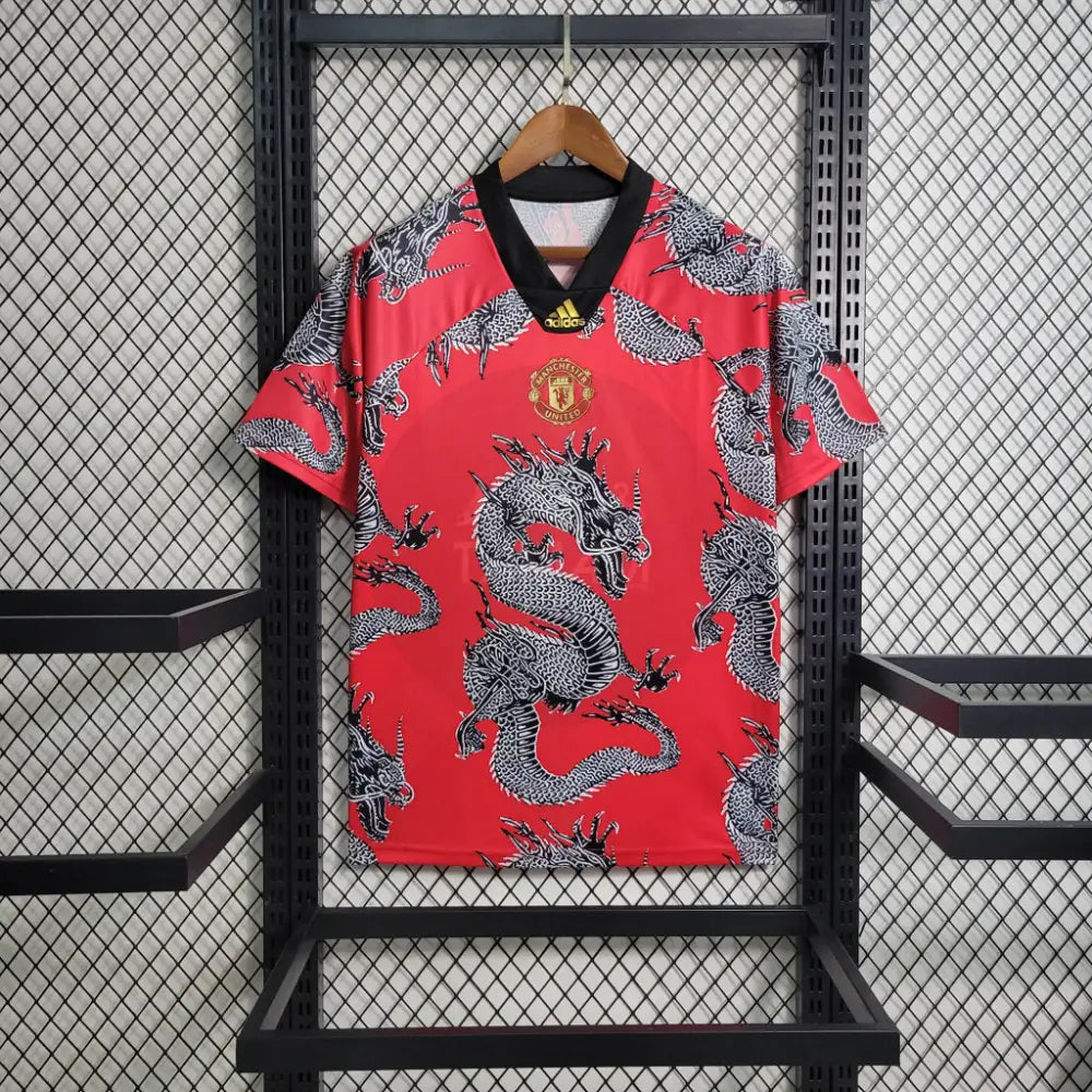 Manchester United Spring Festival China Dragon Special Edition Kit 19/20 Retro Football Jersey