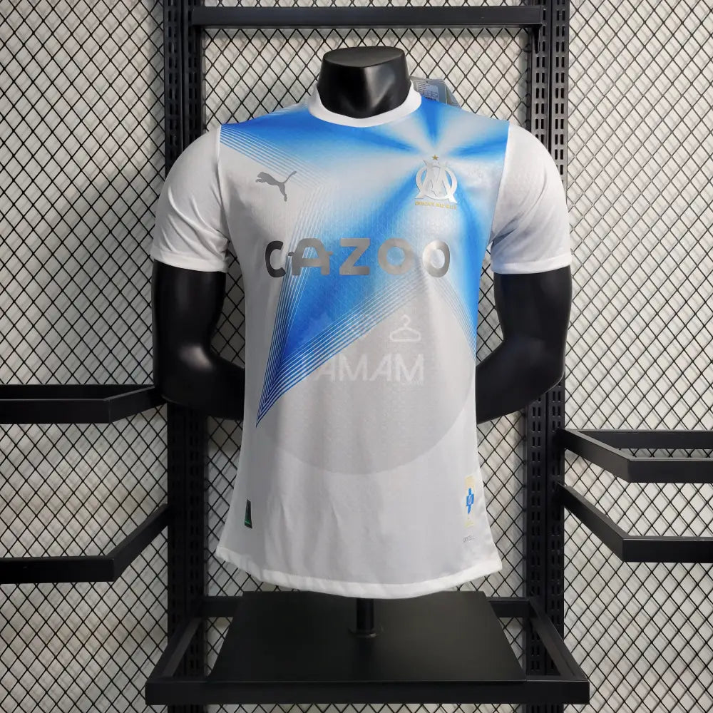 Marseille 30Th Anniversary Edition Kit Player Version 23/24 Football Jersey