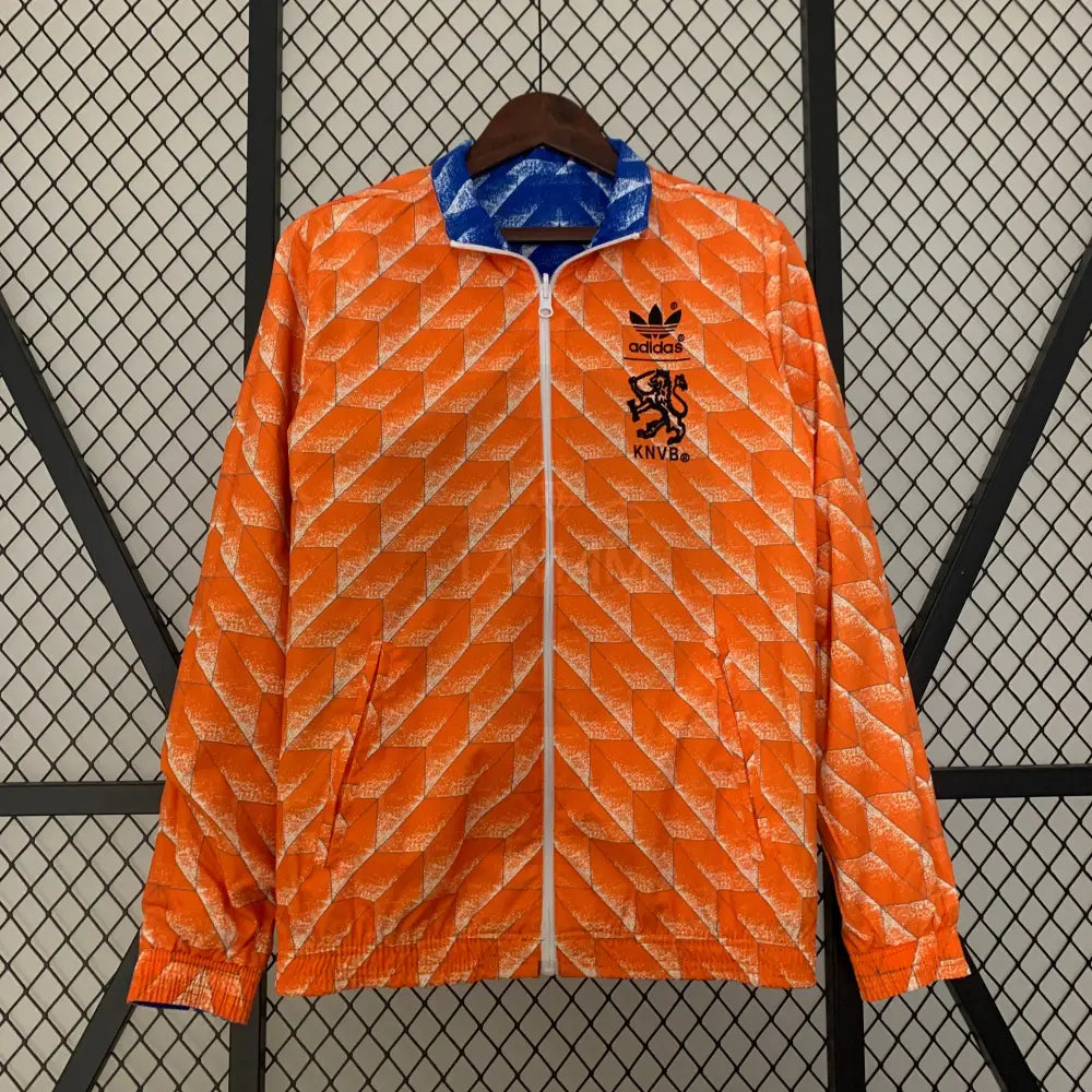 Netherlands Reversible Orange/Blue International Windbreaker