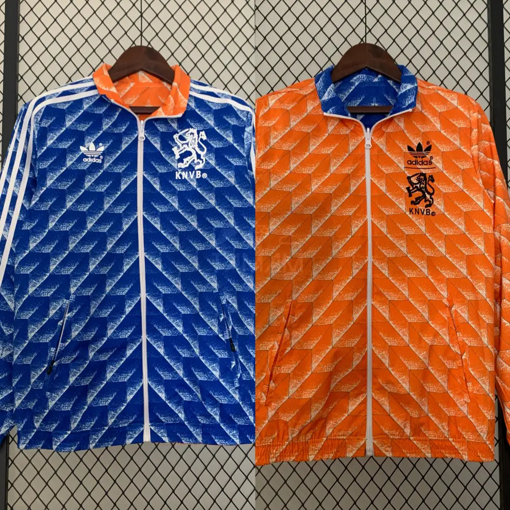 Netherlands Reversible Orange/Blue International Windbreaker