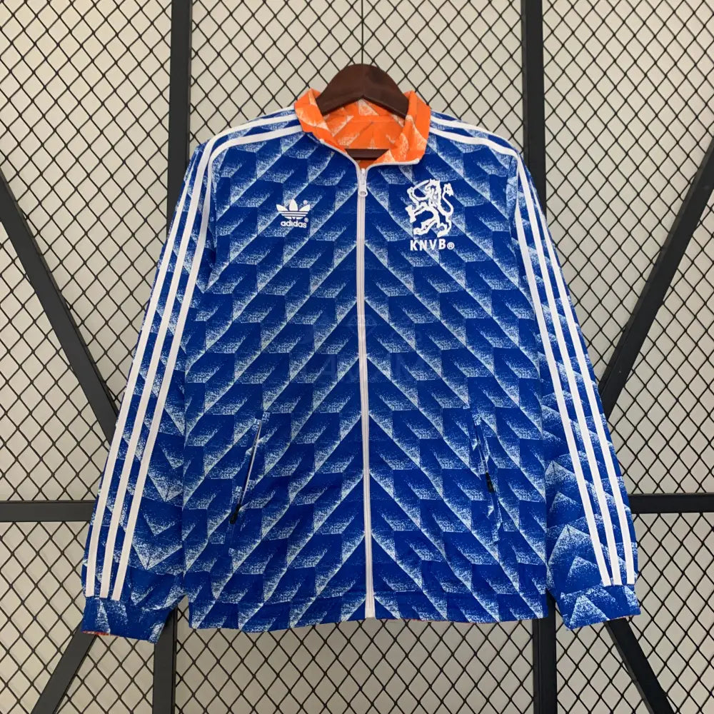 Netherlands Reversible Orange/Blue International Windbreaker