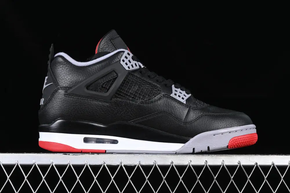 Nike Air Jordan 4 Retro Bred Reimagined White/Black/Grey/Red Shoes