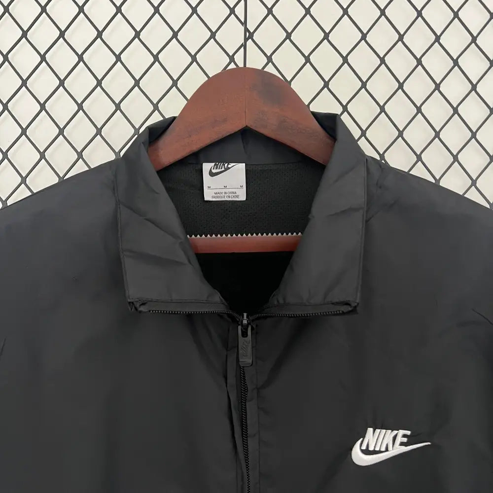 Nike Club Rainbow Embroidered Jacket Black Windbreaker