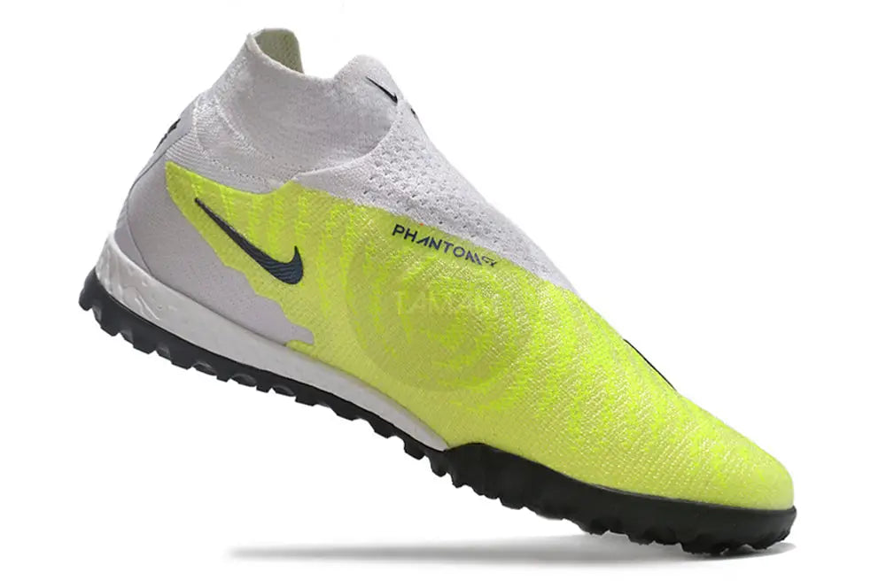 Nike Phantom Gx Elite Df Link Tf Artificial Turf - Grey/Green/Pink Soccer Cleats