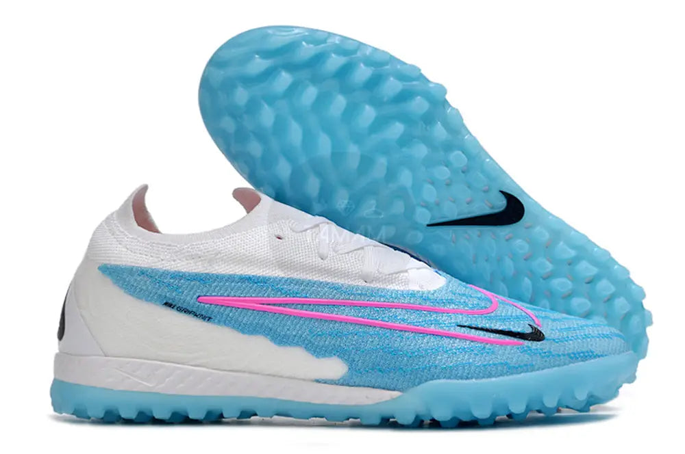Nike Phantom Gx Elite Tf Artificial Turf - Blue/White/Pink Soccer Cleats