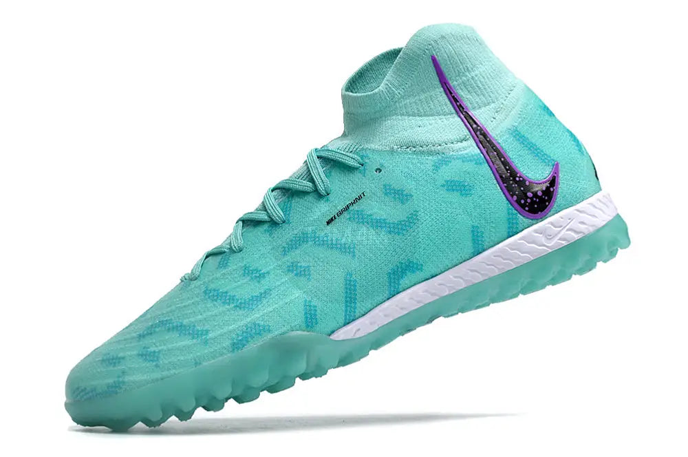 Nike Phantom Luna Elite Nu Tf Artificial Turf - Green/Yellow/Purple/Black Soccer Cleats