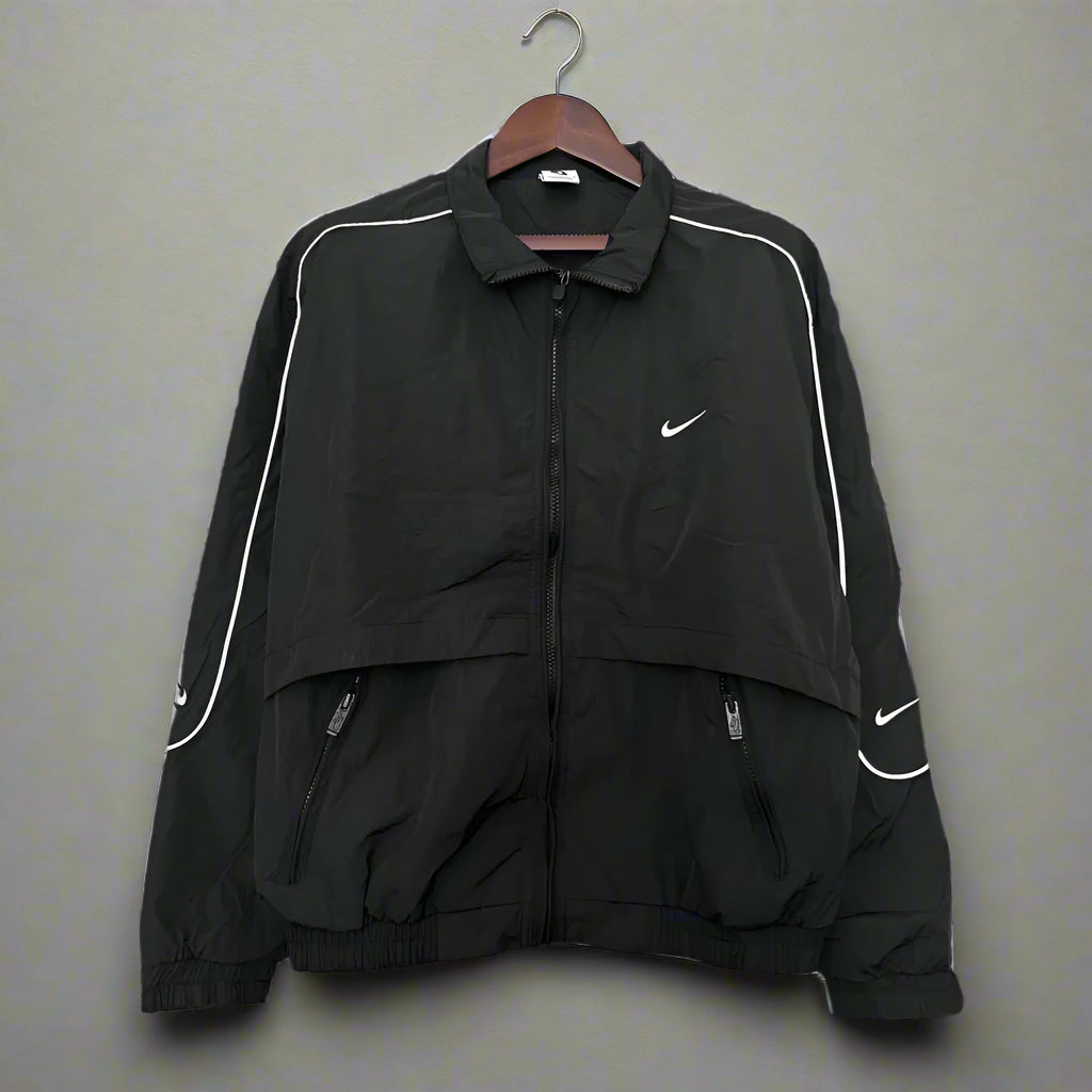 Nike Solo Swoosh Jacket Black Windbreaker