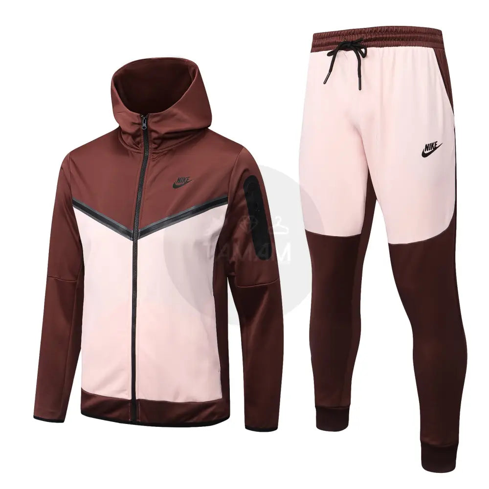 Nike Tracksuit Maroon and Baby Rose DRI FIT