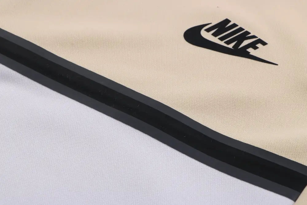 Nike Tracksuit White And Beige Dri - Fit