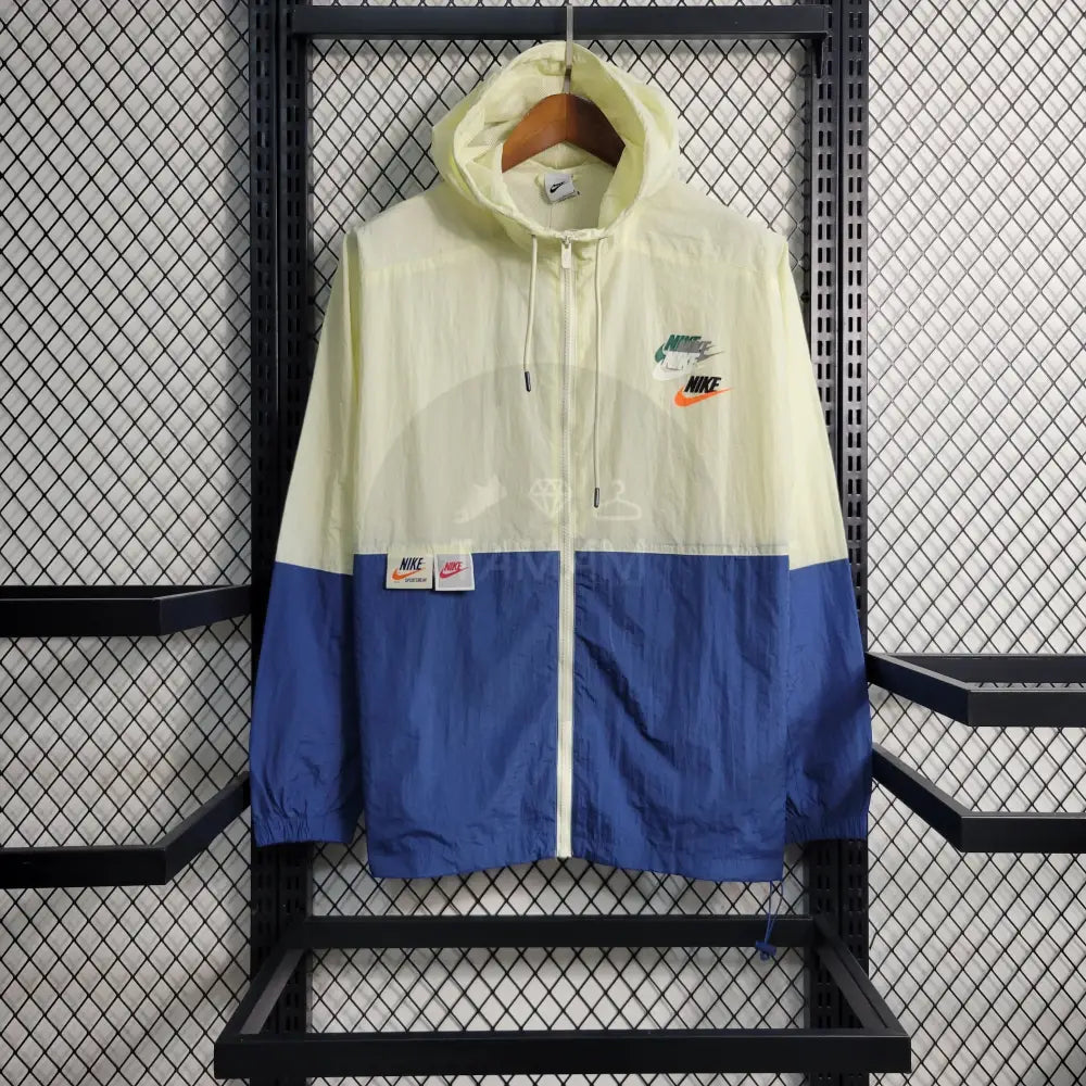 Nike Woven Light Jacket Yellow/Blue Windbreaker
