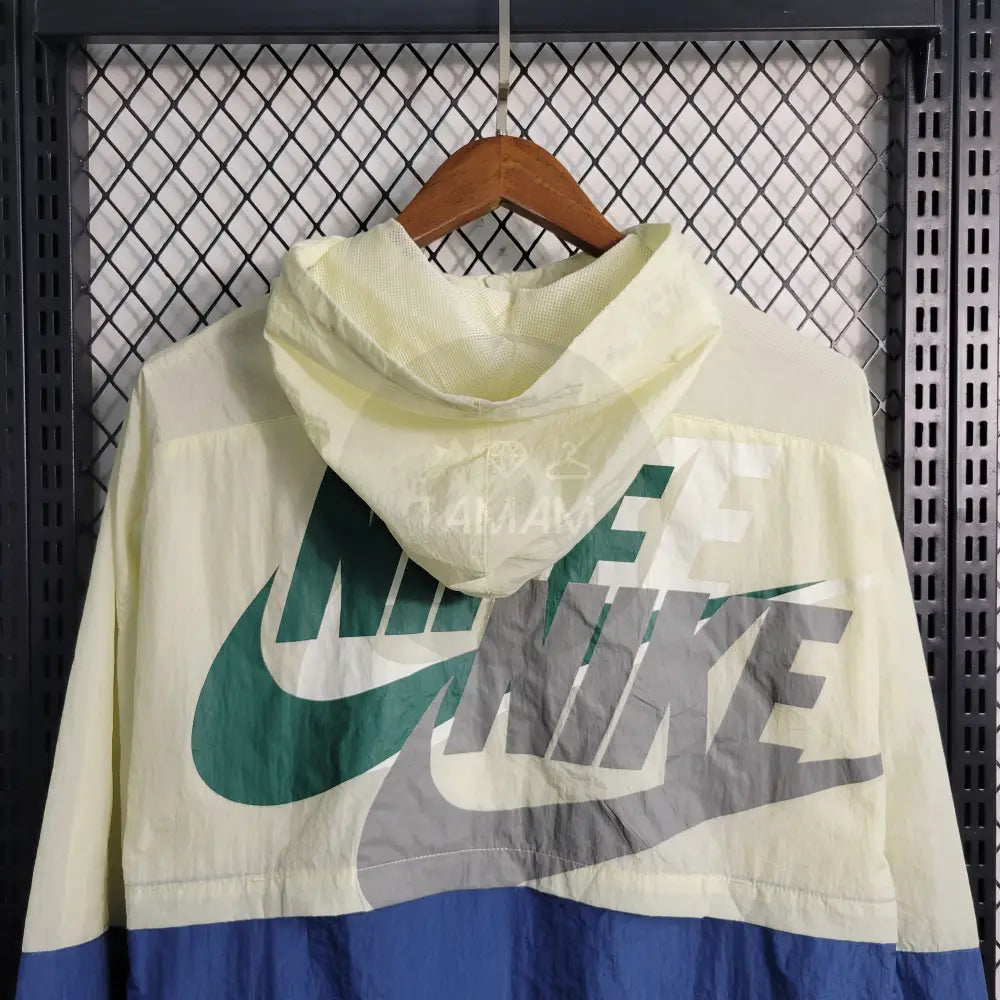 Nike Woven Light Jacket Yellow/Blue Windbreaker