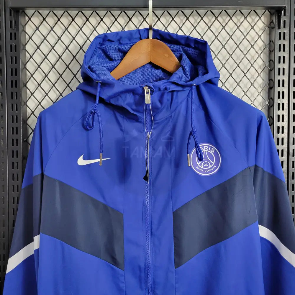 Psg-Paris Saint Germain Blue Windbreaker 22/23