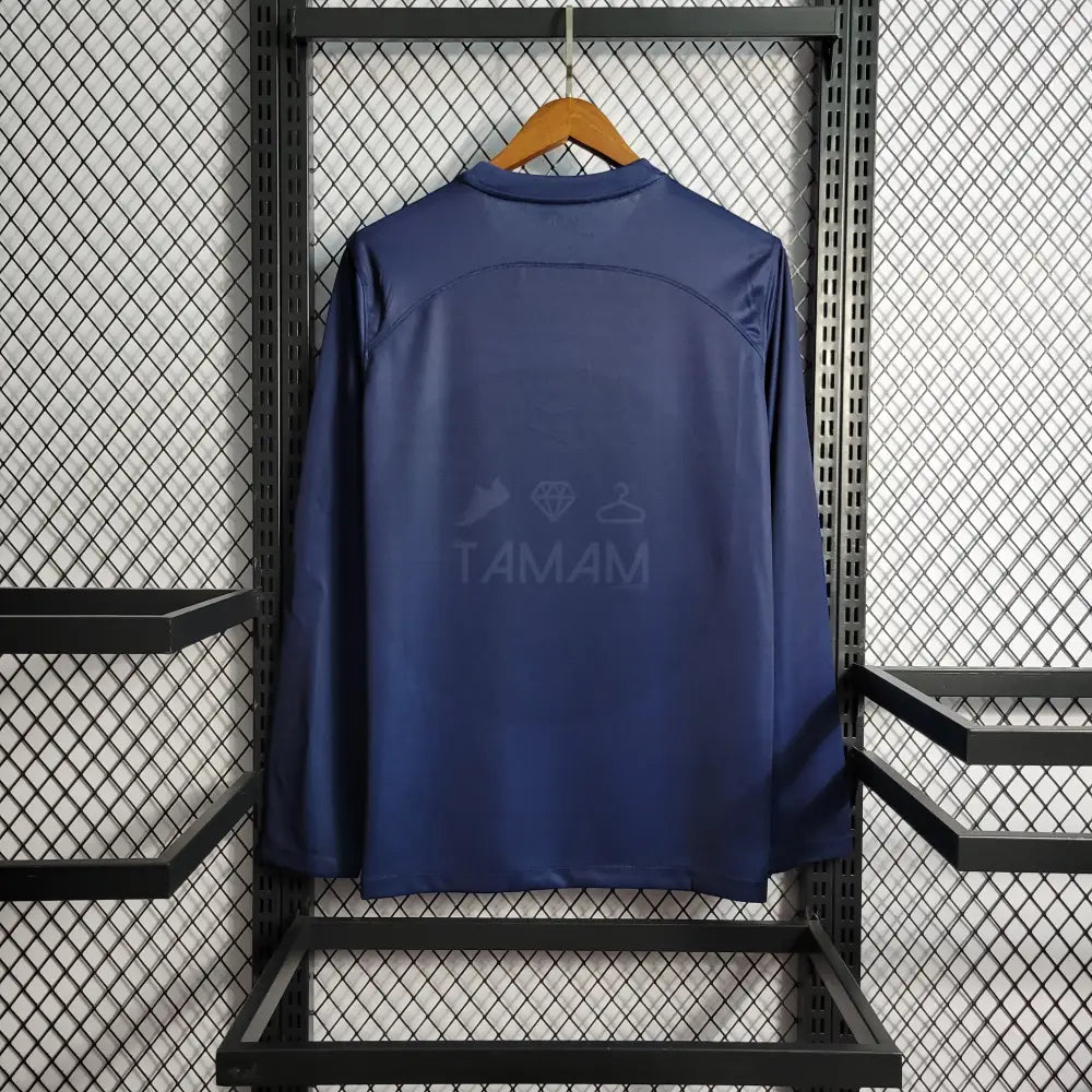 Psg-Paris Saint Germain Home Kit 22/23 Long Sleeves Sleeves Football Jersey