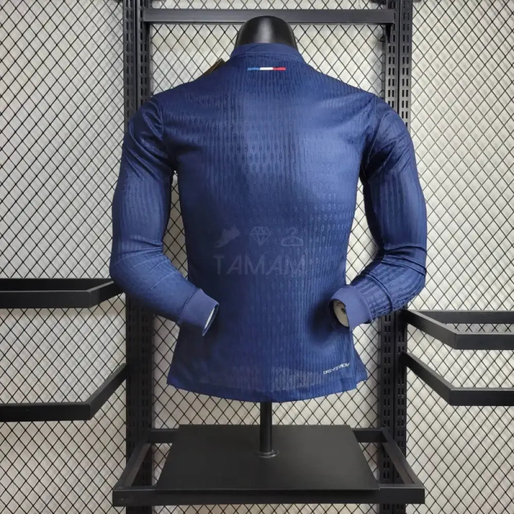 Psg - Paris Saint Germain Home Kit 24/25 Long Sleeves Player Version Sleeves Football Jersey