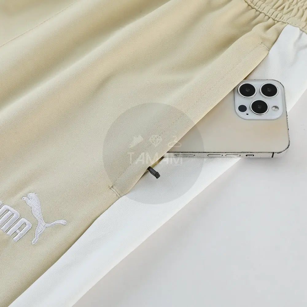Puma T7 Beige Set Shirt + Pants Tracksuit