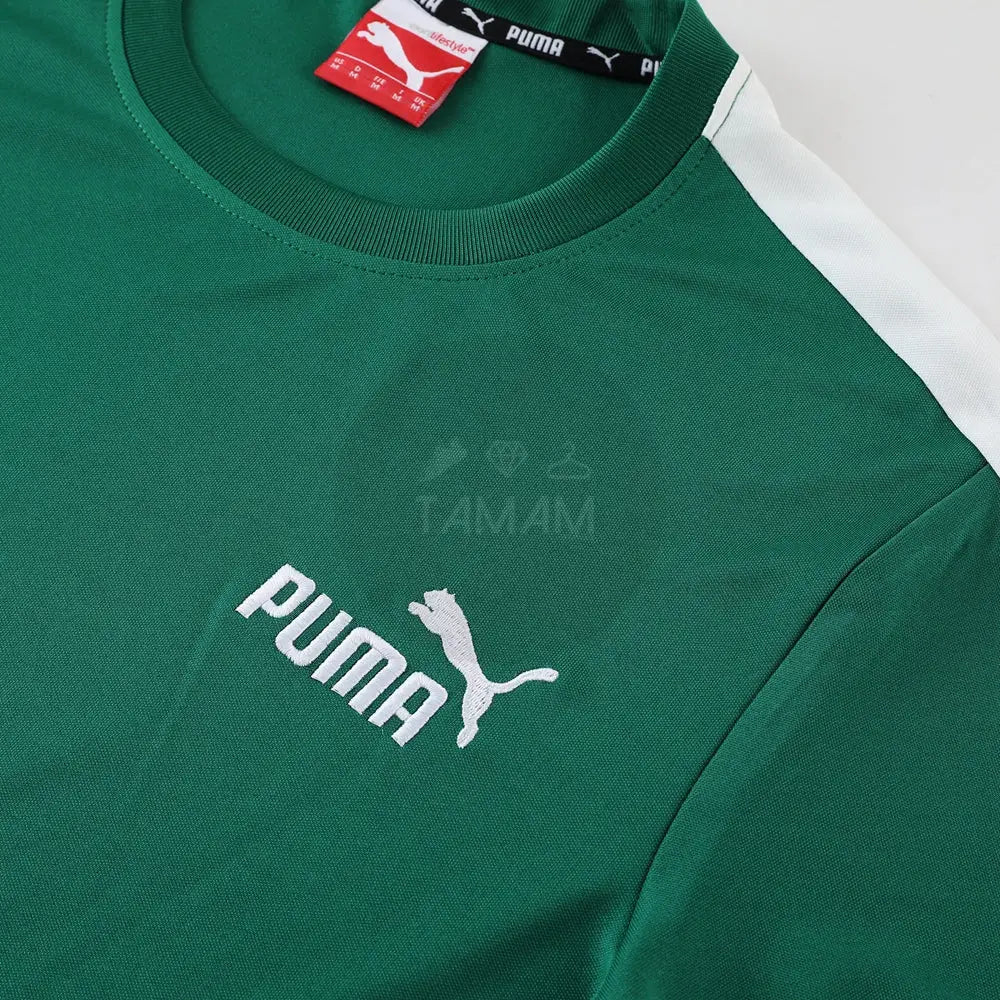Puma T7 Green Set Shirt + Pants Tracksuit