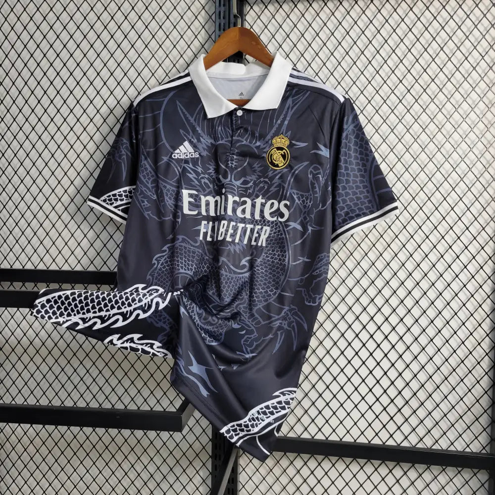 Real Madrid Concept Black Dragon Special Kit 23/24 Football Jersey