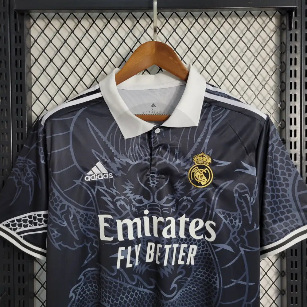 Real Madrid Concept Black Dragon Special Kit 23/24 Football Jersey