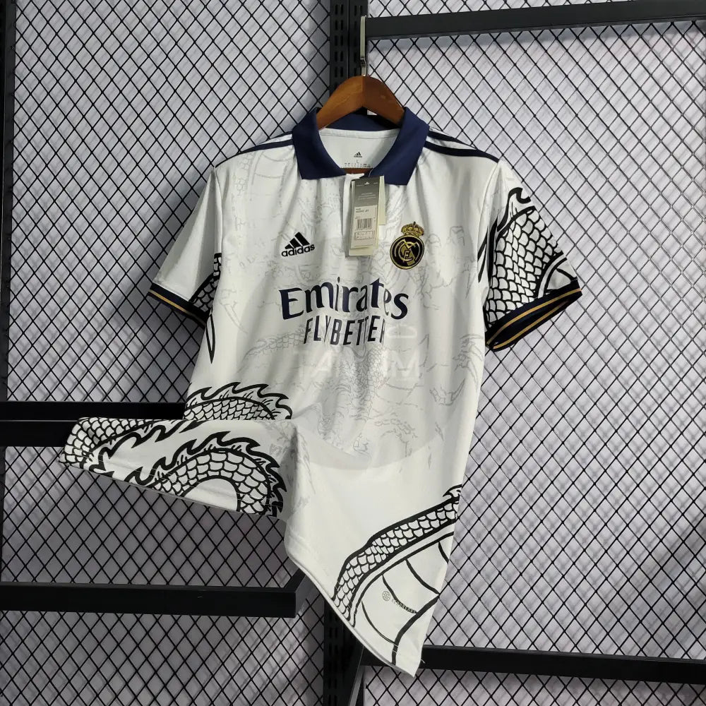 Real Madrid Concept White Dragon Special Kit 22/23 Football Jersey