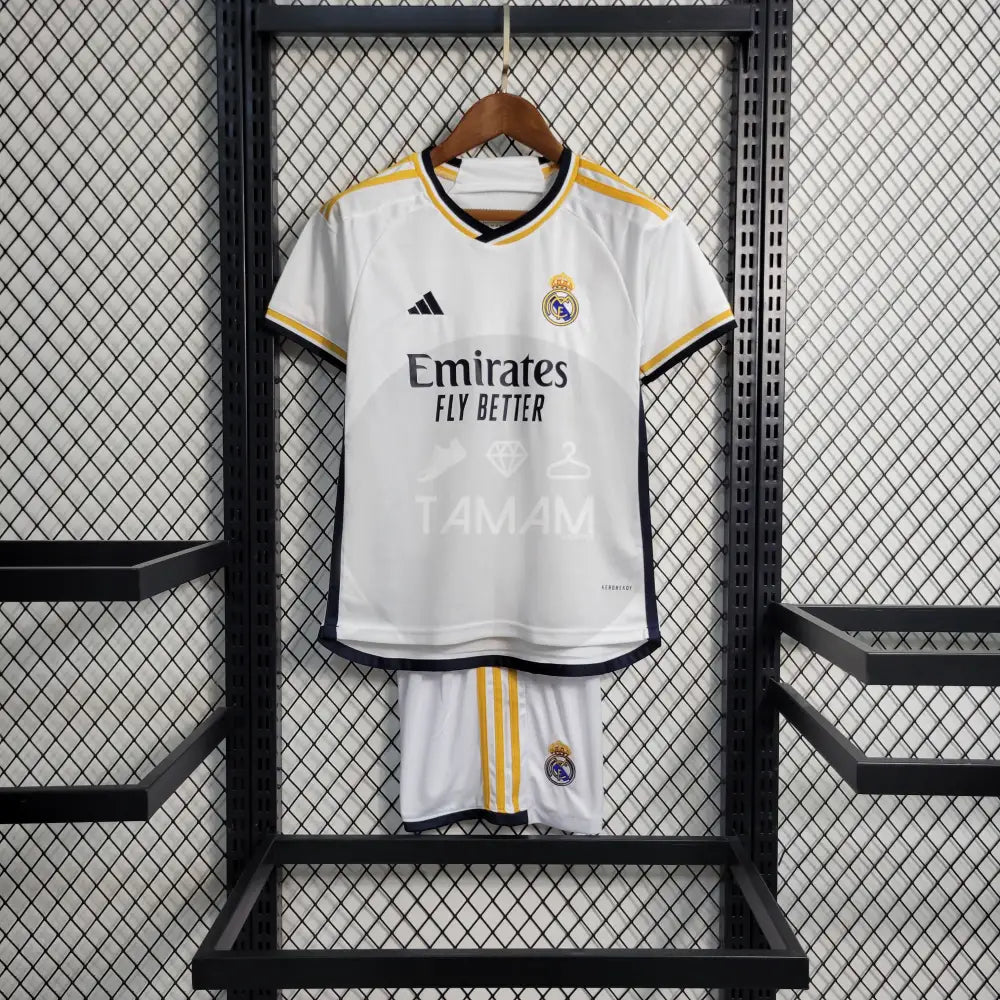 Real Madrid Home Kit Kids 23/24 Football Jersey